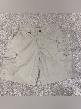 5.11 Tactical Tan Khaki Cargo Shorts Size 38 Summer Workwear